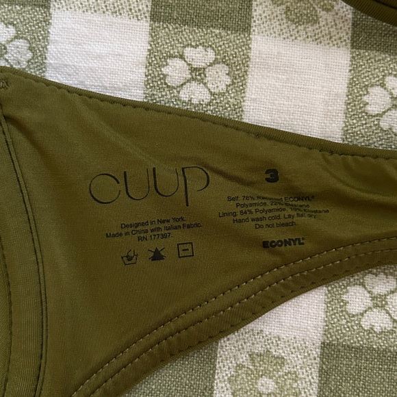 CUUP Two Piece Bikini Set in Fern, Size 2 Bottoms Size 3 Top - Picture 6 of 6